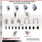 Service Caster 3.5 Inch 316SS Blue Poly Swivel 1-7/8 Inch Expanding Stem Caster Set Lock Brake SCC-SS316TTLEX20S3514-PPUBBLUE-178-4 - alternate 4